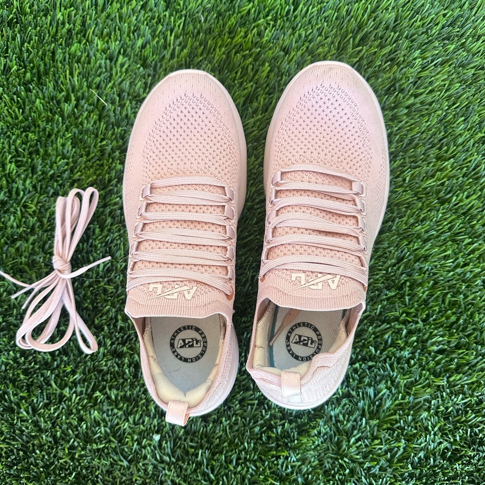 APL Women's TechLoom Breeze Slip-On Trainer - Blush Pink